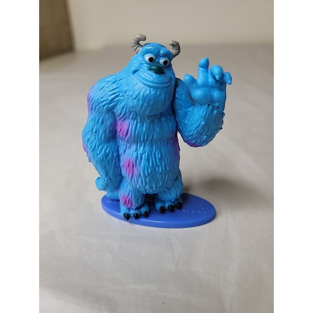 Disney Pixar Monsters, Inc. Sulley Figure Blue Mattel Toy Figurine 2019 3" PVC